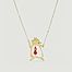 Big bad wolf and little red riding hood necklace - N2
