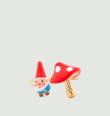 You and Me Adjustable Ring Mushroom