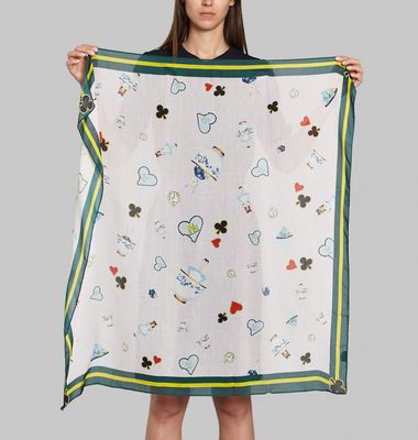 Foulard Le Tea Time d'Alice