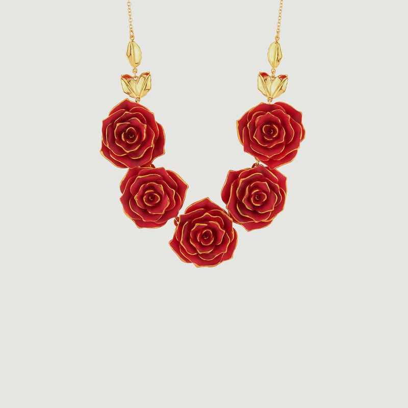 Red Rose Necklace - N2
