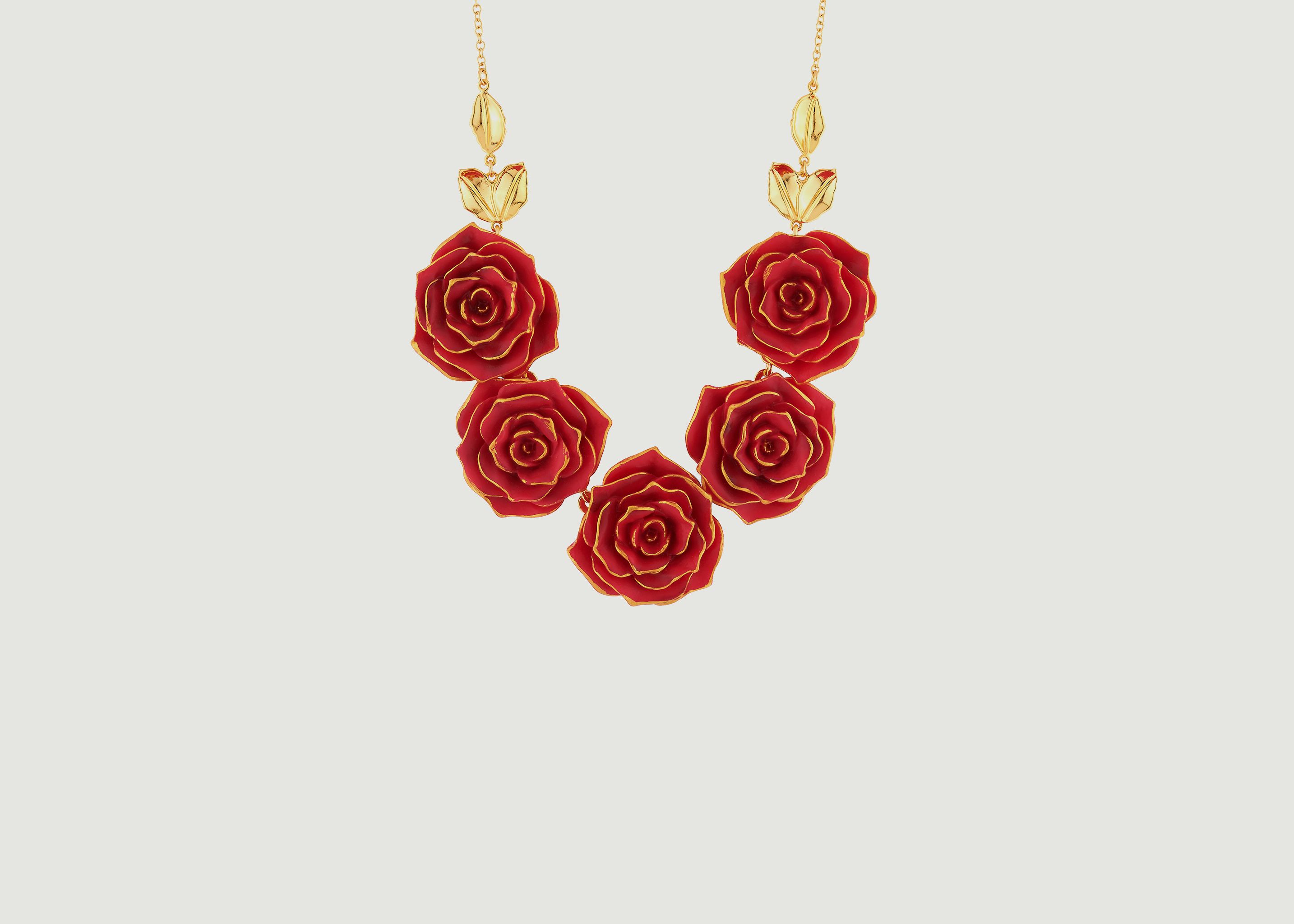 Red Rose Necklace - N2
