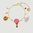 Cloud, Hot Air Balloon & Sun Charm Bracelet - N2