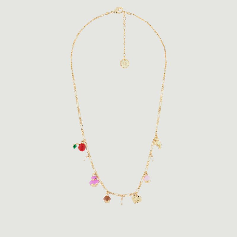 Pastry fine necklace with charms - N2