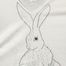 matière Embroidered Rabbit T-shirt - Nach