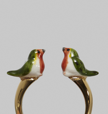 Bague Robin Bird Face to Face