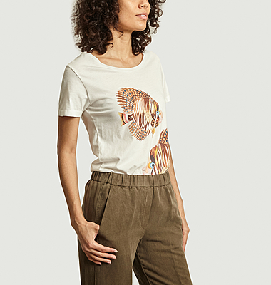 Tshirt Brown Fish