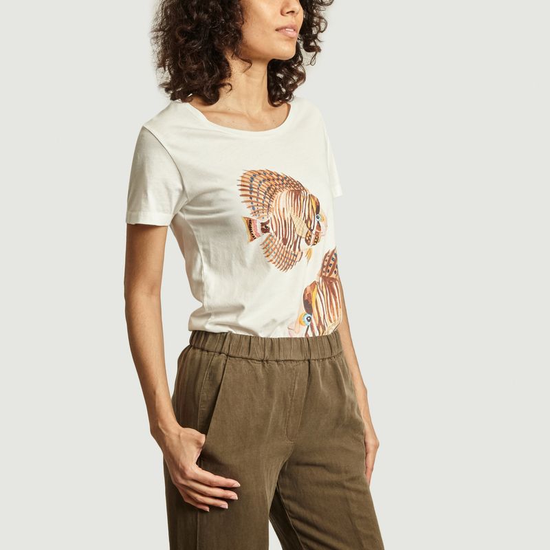Brown Fish T-shirt - Nach