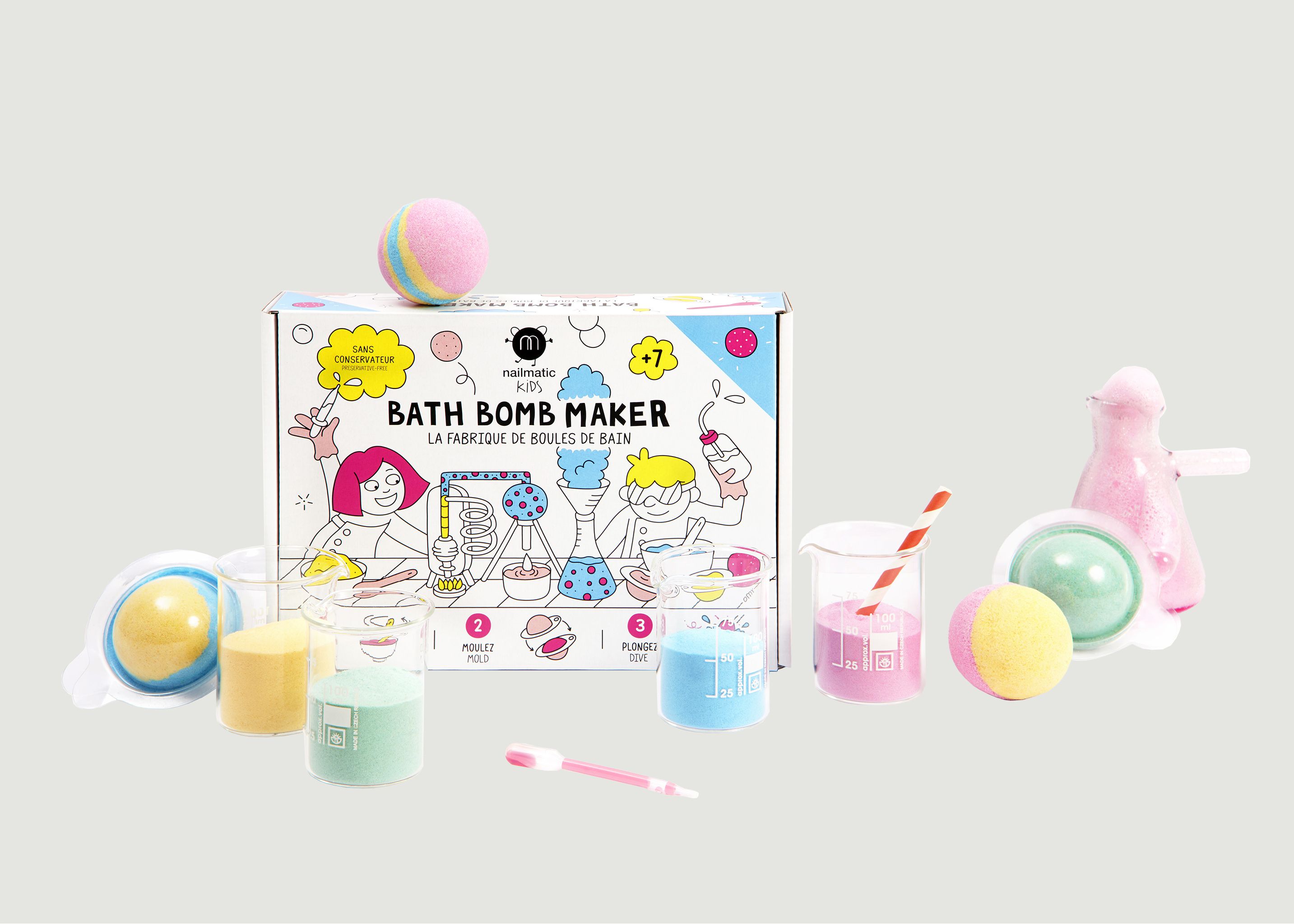 Kit créatif Shimmer and Sparkle Fabrique tes boules de bain