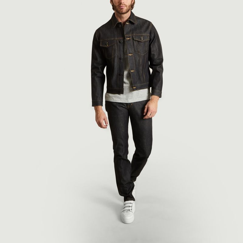 Veste en Jean Brut Guardian Selvedge - Naked and Famous