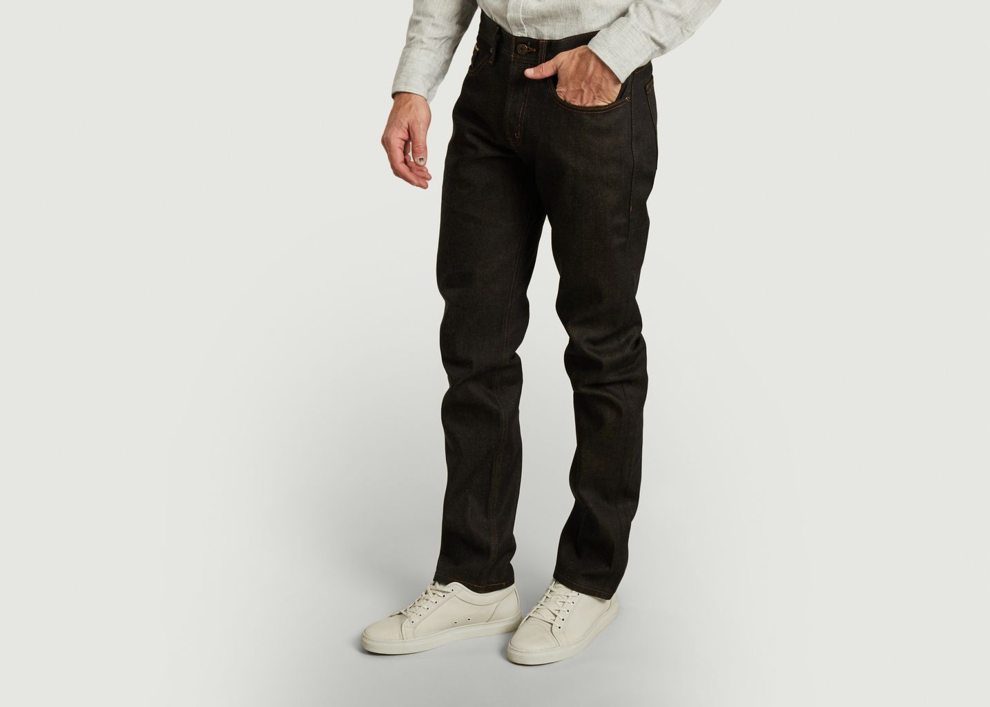 Jean Weird Guy Turmeric Selvedge - Naked and Famous
