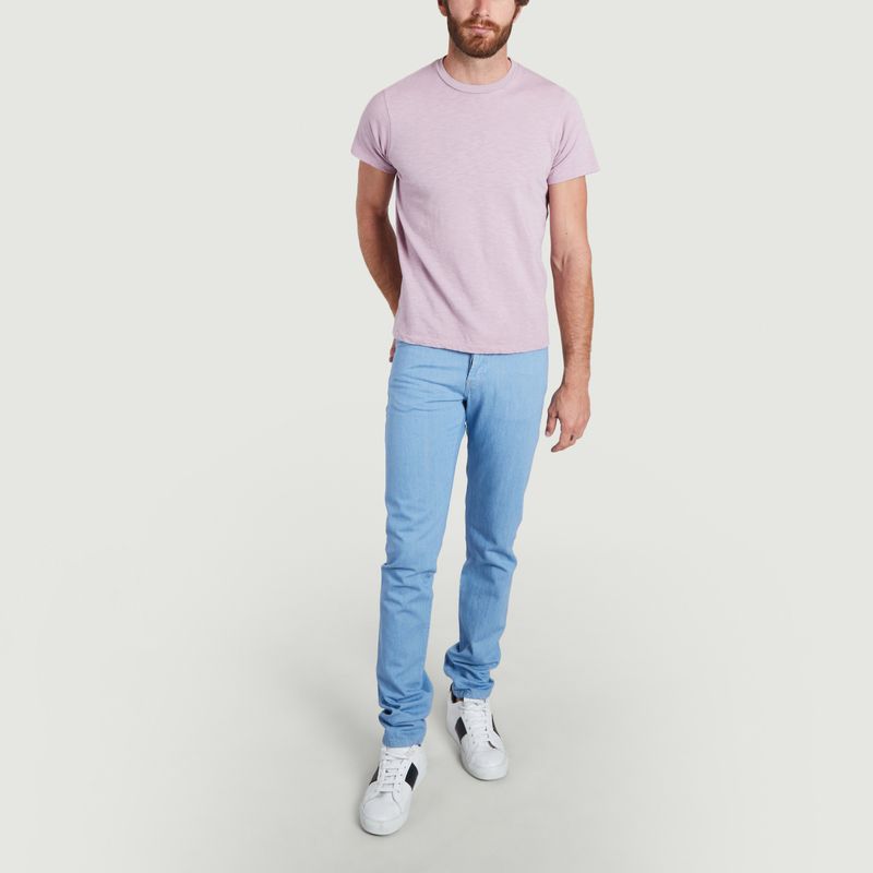 Sale Super Guy Jeans Sky High Selvedge Light Blue Naked And Famous At