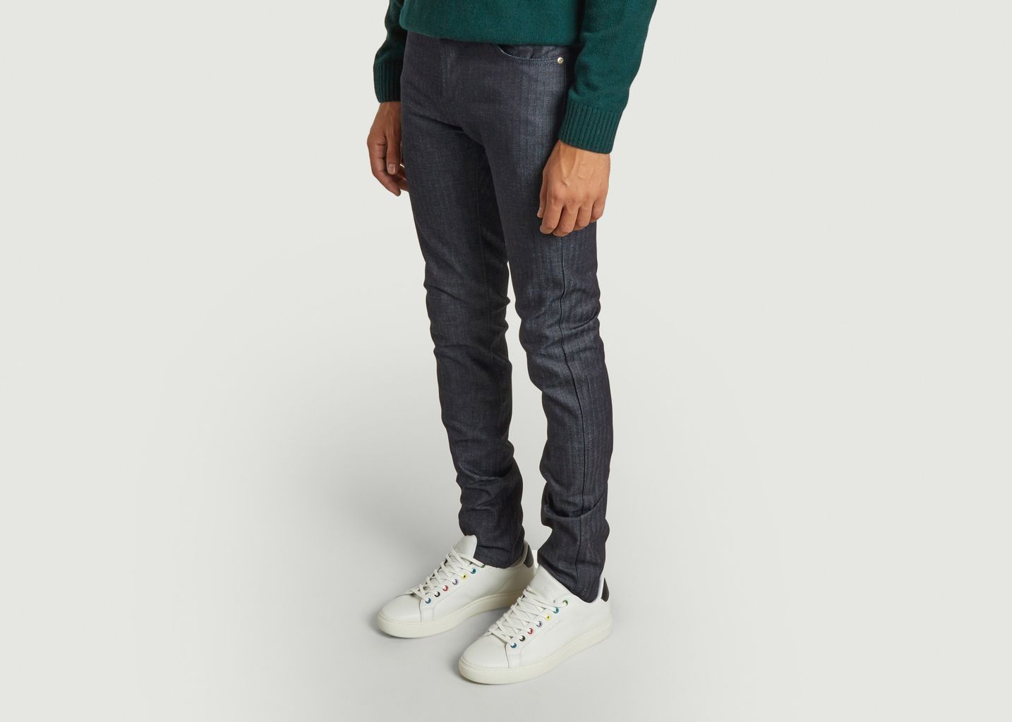 Jeans Super Guy Herringbone Denim - Naked and Famous