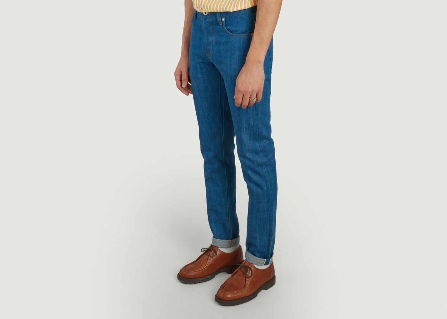 Jeans Super Guy Oceans Edge Selvedge - Naked and Famous