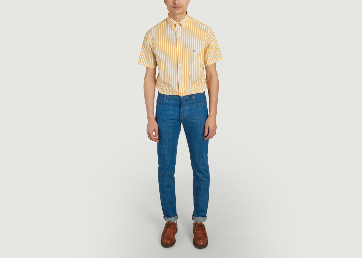 Jeans Super Guy Oceans Edge Selvedge - Naked and Famous