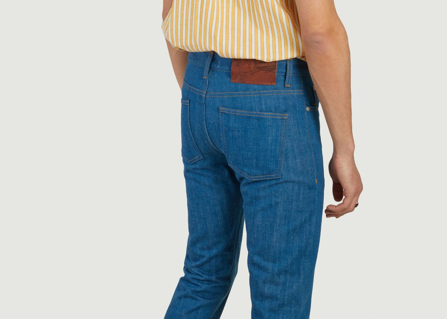Jeans Super Guy Oceans Edge Selvedge - Naked and Famous