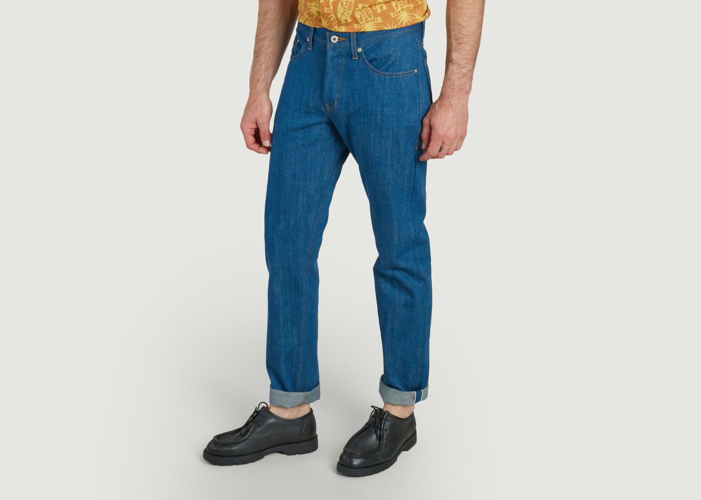 Jean Weird Guy Oceans Edge Selvedge - Naked and Famous
