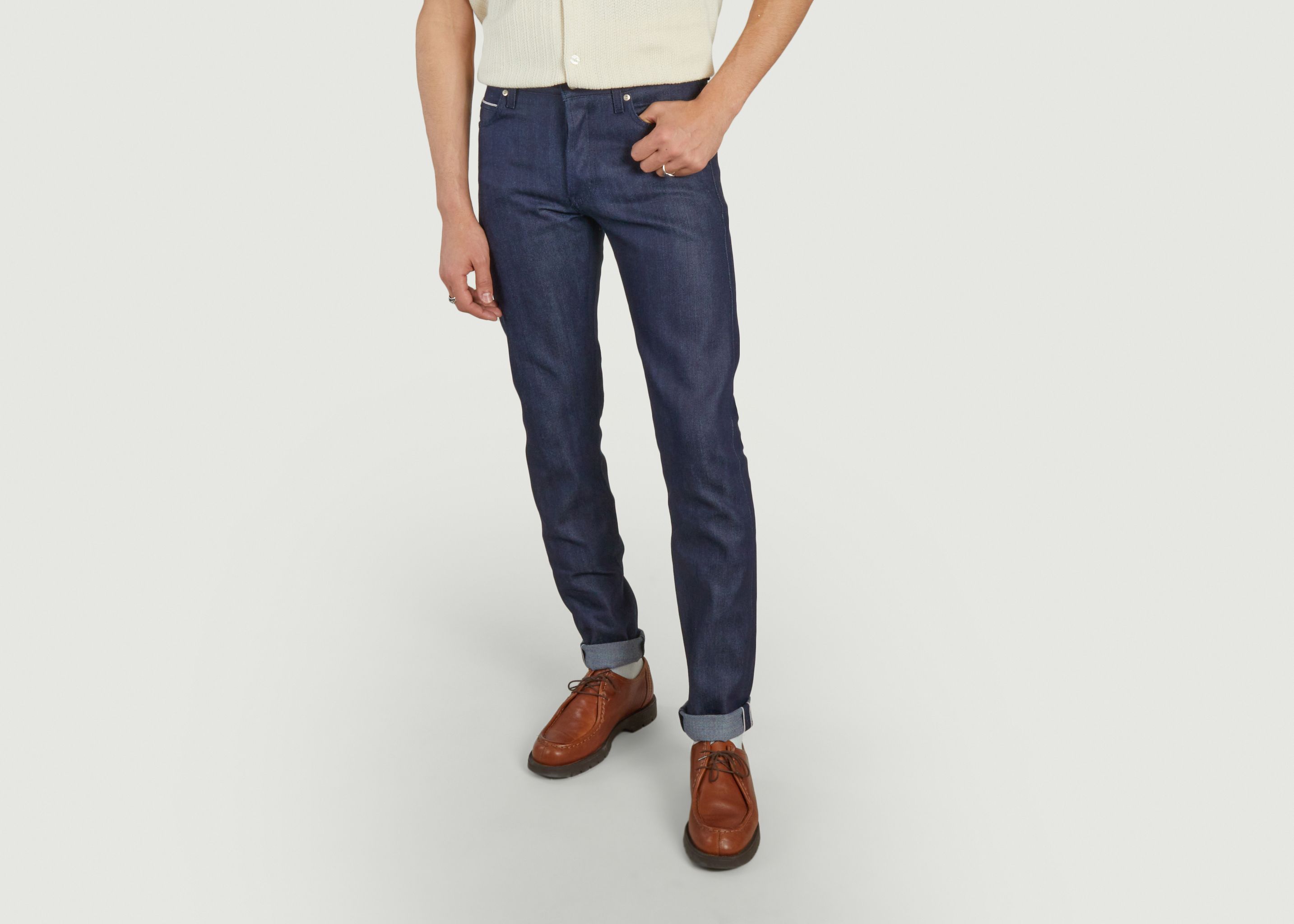 Super Guy Spring Garden Selvedge Jeans - Naked and Famous