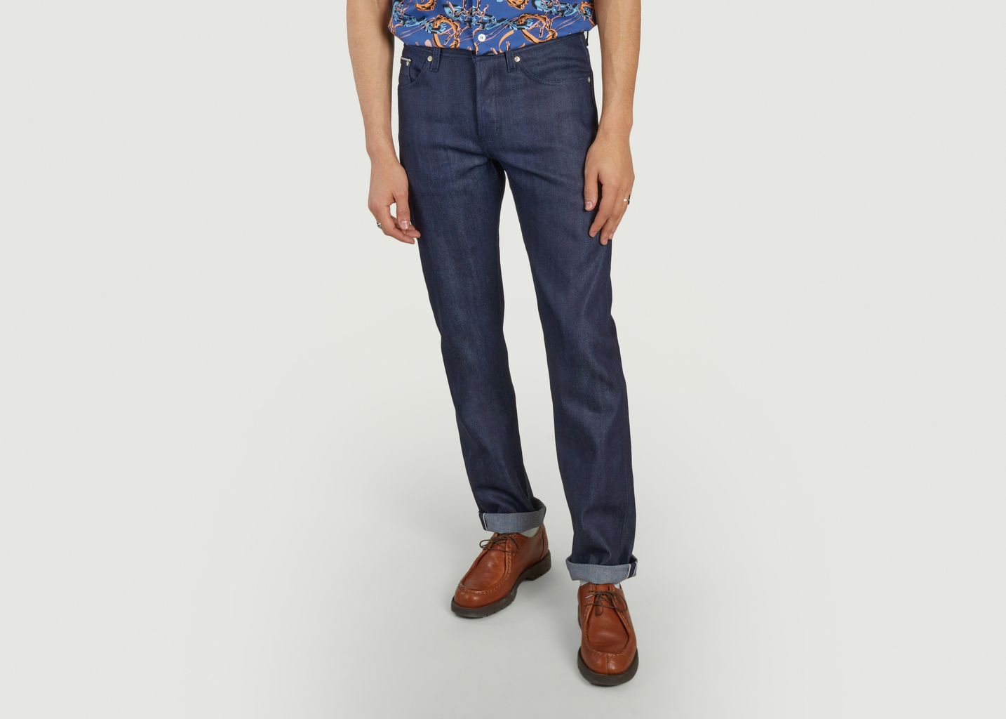 Weird Guy Spring Garden Selvedge Jeans - Naked and Famous