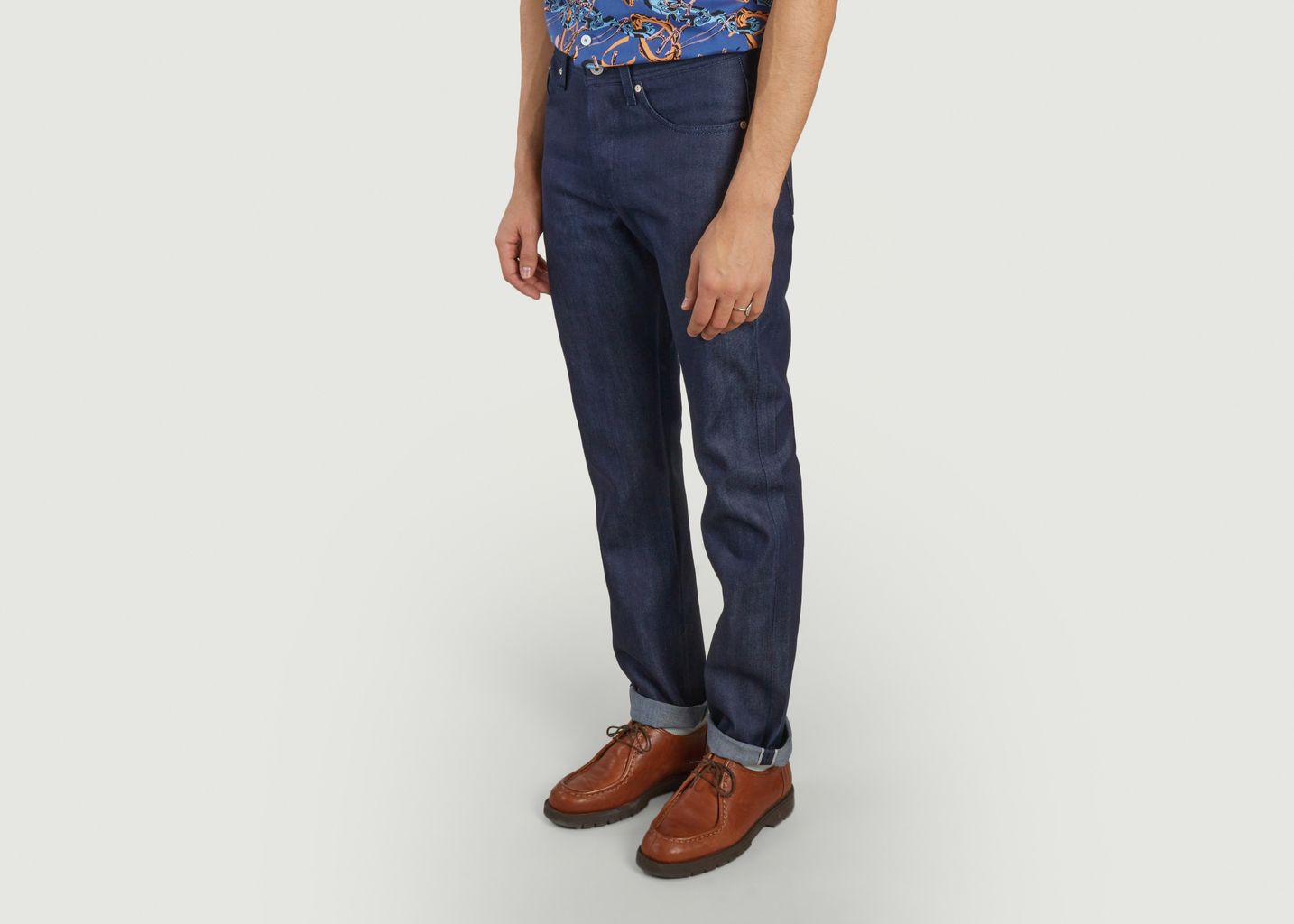 Weird Guy Spring Garden Selvedge Jeans - Naked and Famous
