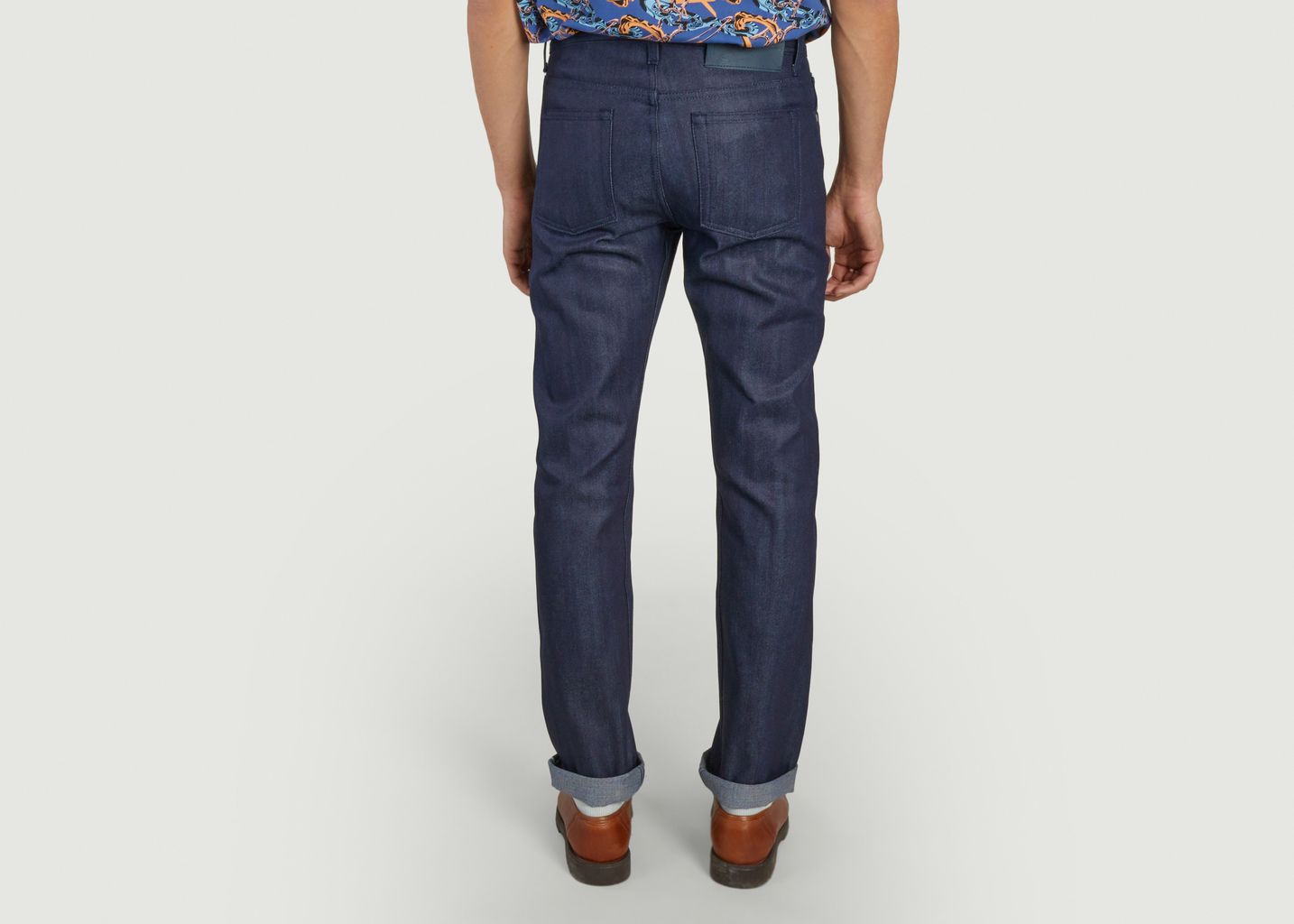 Jean Weird Guy Spring Garden Selvedge - Naked and Famous