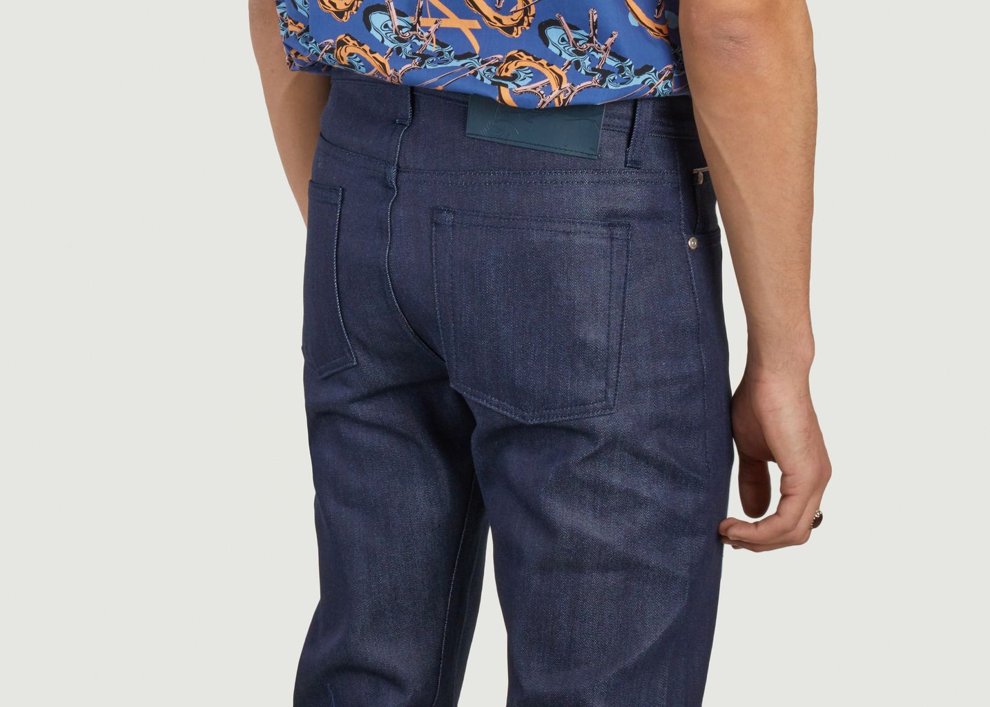Jean Weird Guy Spring Garden Selvedge - Naked and Famous