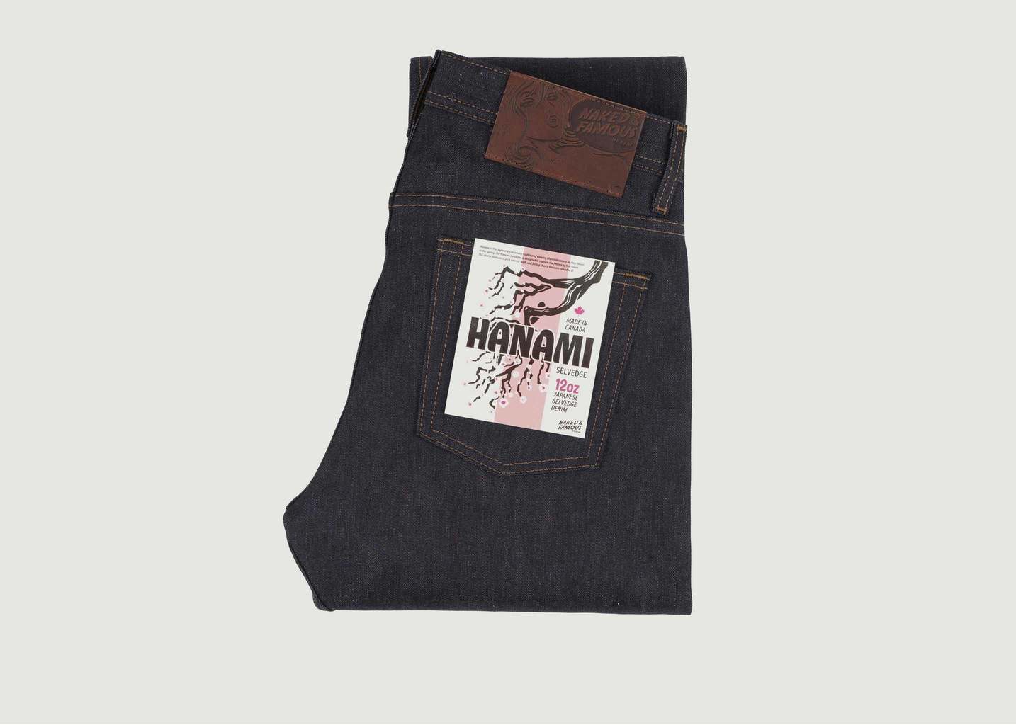 Jean Weird Guy Hanami Selvedge Noir Naked And Famous Lexception