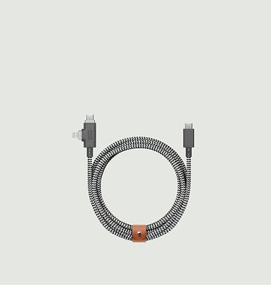 Cable Belt Duo Pro 240W (USB-C to USB-C & Lightning)