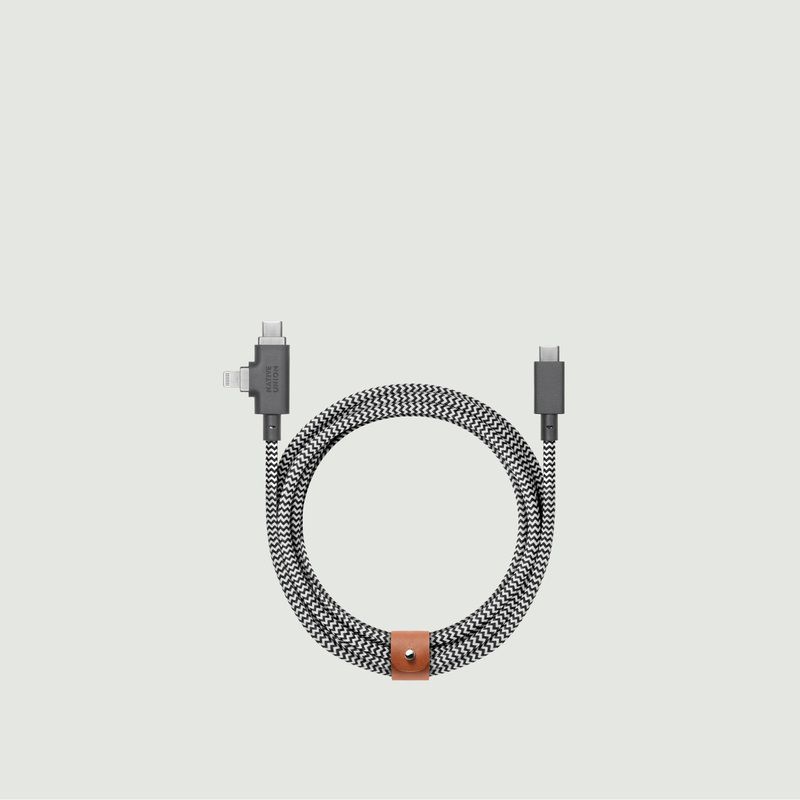 Cable Belt Duo Pro 240W (USB-C to USB-C & Lightning) - Native Union