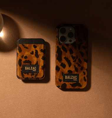 Etui Cheetah Cappuccino pour iPhone 15