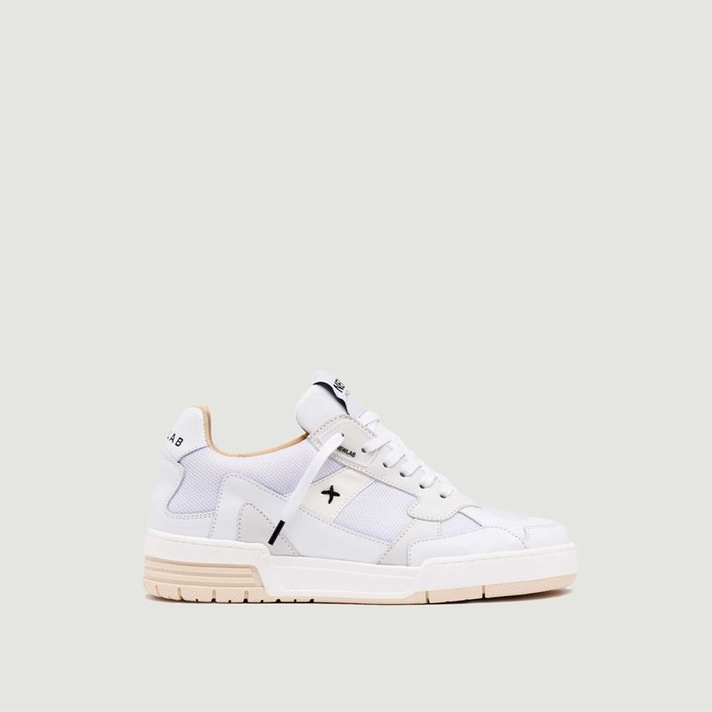 Leather and mesh sneakers G03 - Newlab