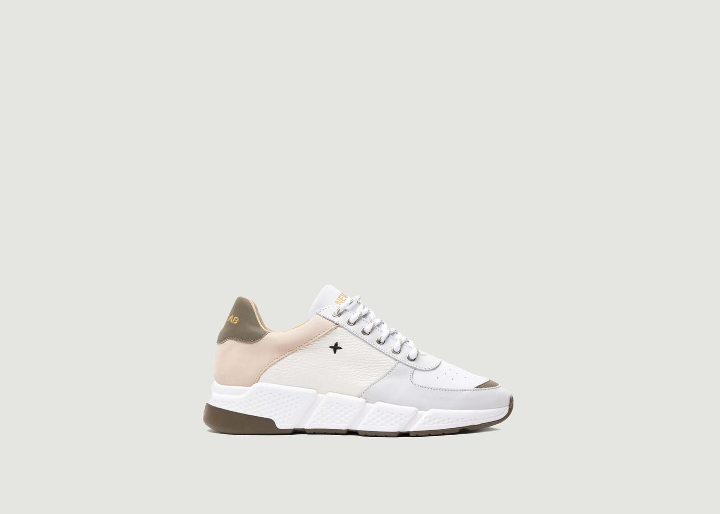 Sneakers Cooper White/Beige/Khaki - Newlab