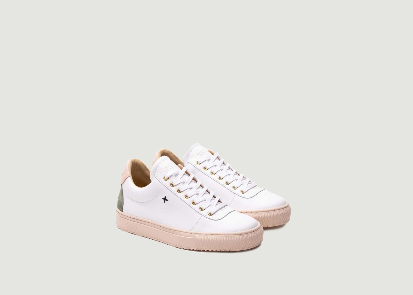 NL06 Sneakers White/Nude - Newlab