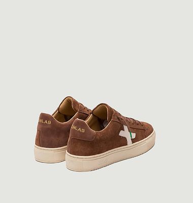 Sneakers NL08 Camel/White