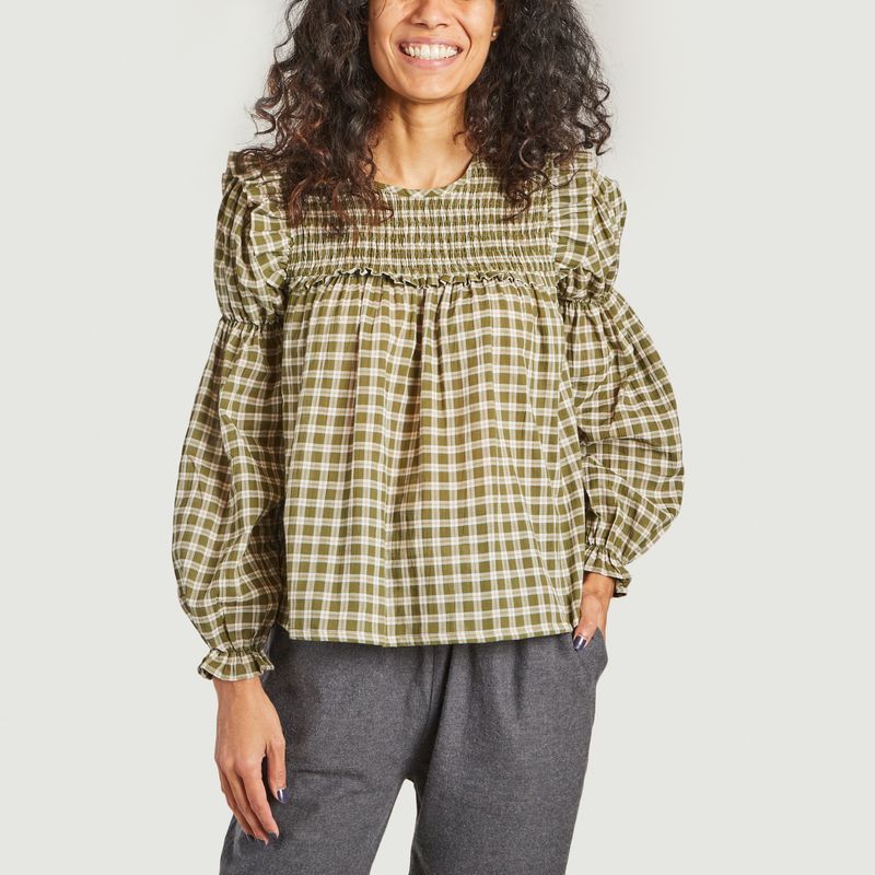 Dominique checked blouse - The new society