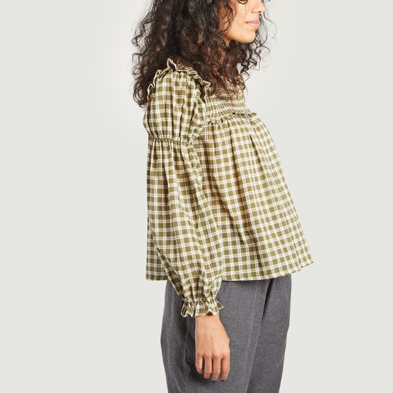 Dominique checked blouse - The new society