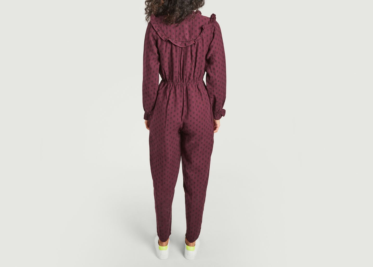 Annet fancy pattern long sleeves jumpsuit - The new society
