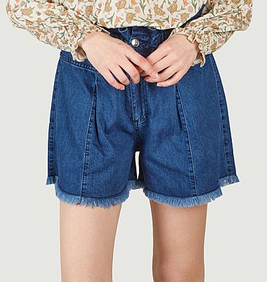 Jeansshorts mit hoher Taille Leah