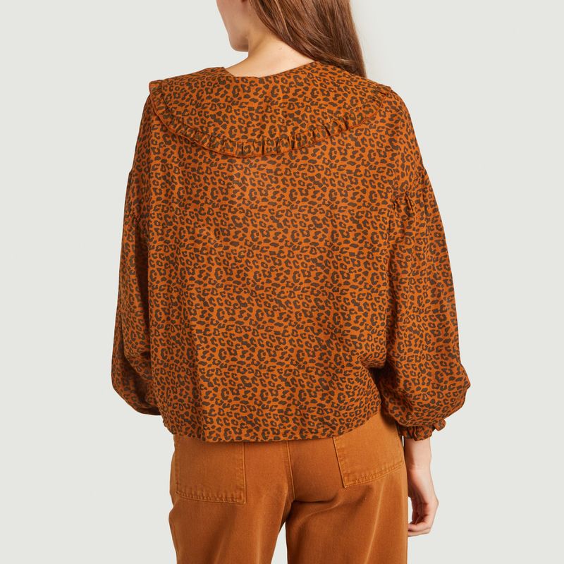Oversized leopard print blouse Federica - The new society