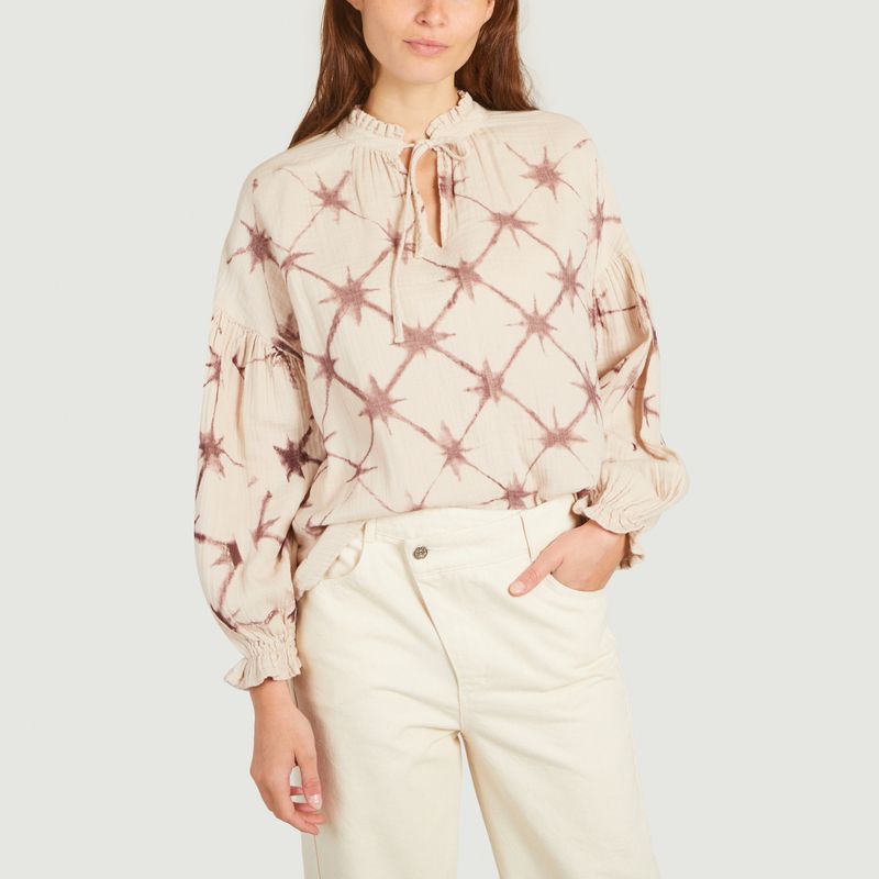 Olivia Oversized-Bluse mit Sternenmuster - The new society