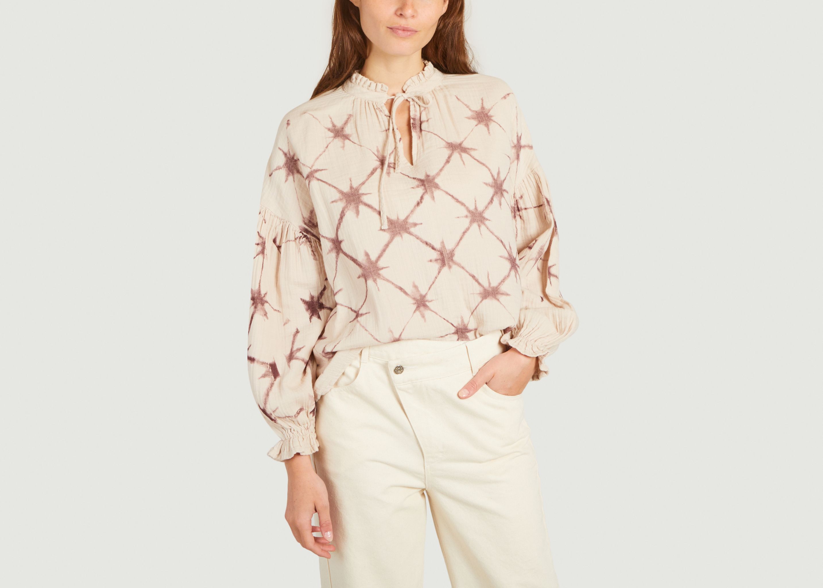 Olivia Oversized-Bluse mit Sternenmuster - The new society