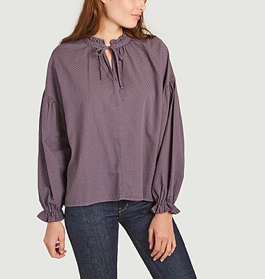 Oversized blouse in organic cotton Olivia