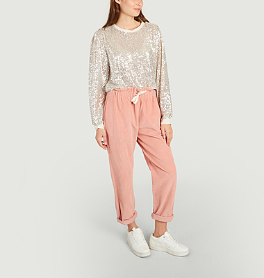 Galaxy Long Sleeve Sequin Top