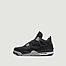 Air Jordan 4 Black Canvas (GS) Sneakers - Nike