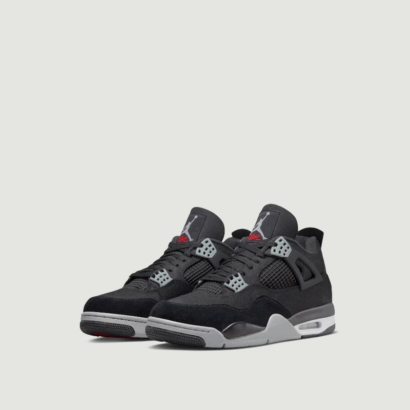 Sneakers Air Jordan 4 Black Canvas - Nike
