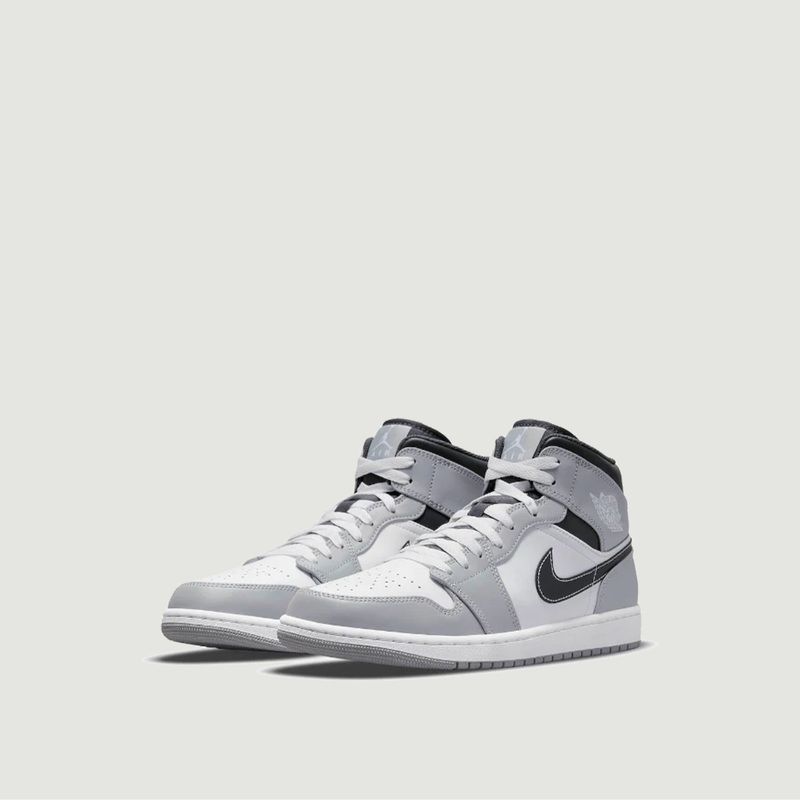 Air Jordan 1 Mid Light Smoke Grey Anthracite (GS) - Nike