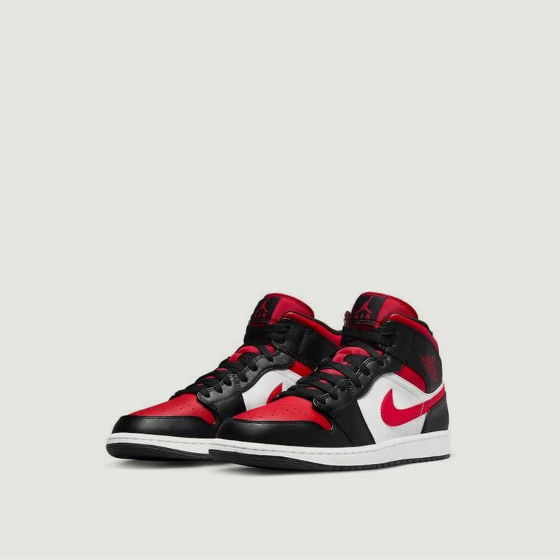 Air Jordan 1 Mid Alternate Bred Toe (GS) - Nike