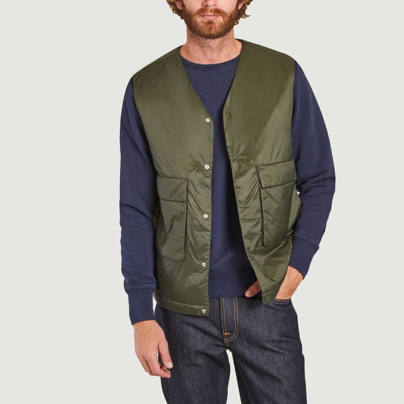 Barney padded sleeveless jacket - NN07