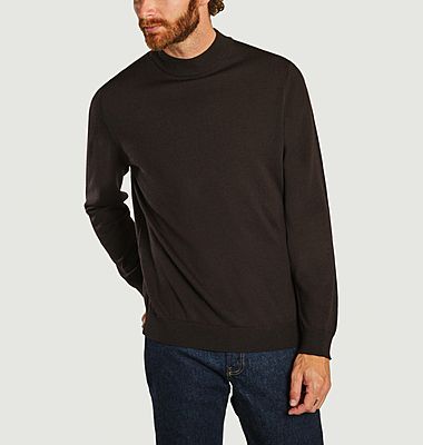 Martin merino wool funnel neck sweater