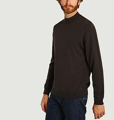 Martin merino wool funnel neck sweater