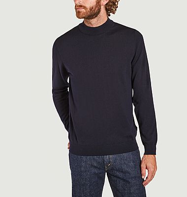 Martin merino wool funnel neck sweater